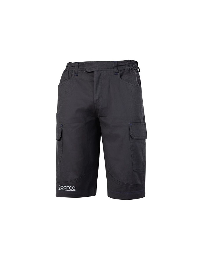 BERMUDA CARGO GRIS FONCÉ SPARCO TAILLE CUISSARD. L