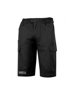 PANTALÓN BERMUDA SPARCO CARGO TALLA NEGRA. S 2