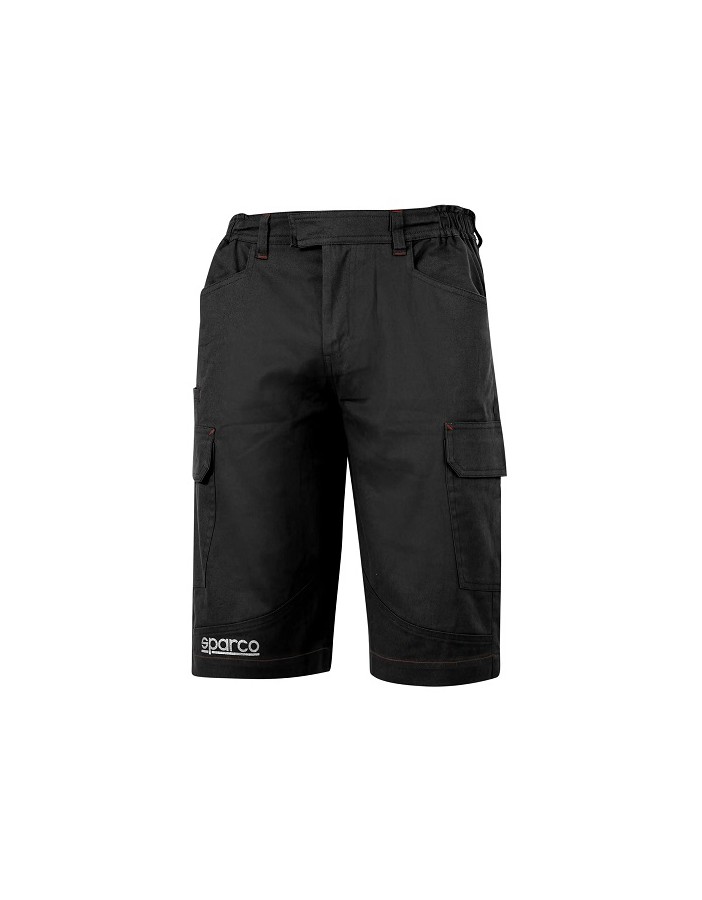 PANTALÓN BERMUDA SPARCO CARGO TALLA NEGRA. S