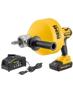 Rems Mini-Cobra S 22V VE Manual drain cleaner set in...