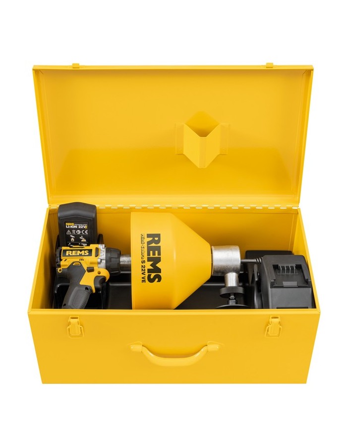 Rems Mini-Cobra S 22V VE Manual drain cleaner...