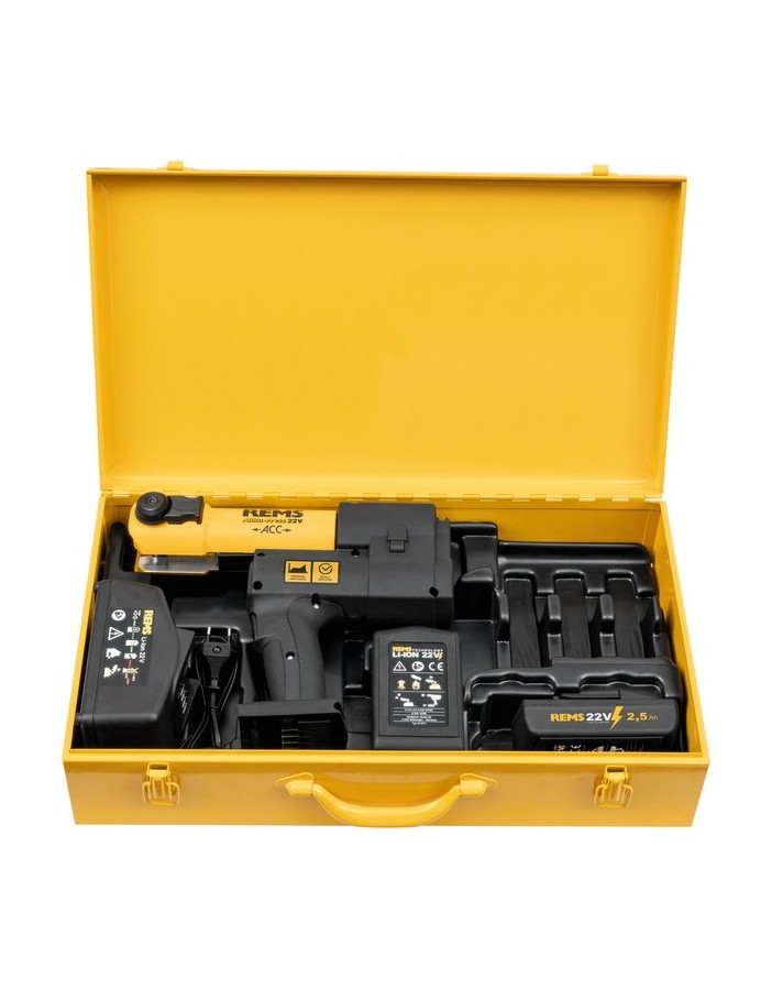 Rems Akku-Press 22V ACC Basic-Pack Pinzatrice a...