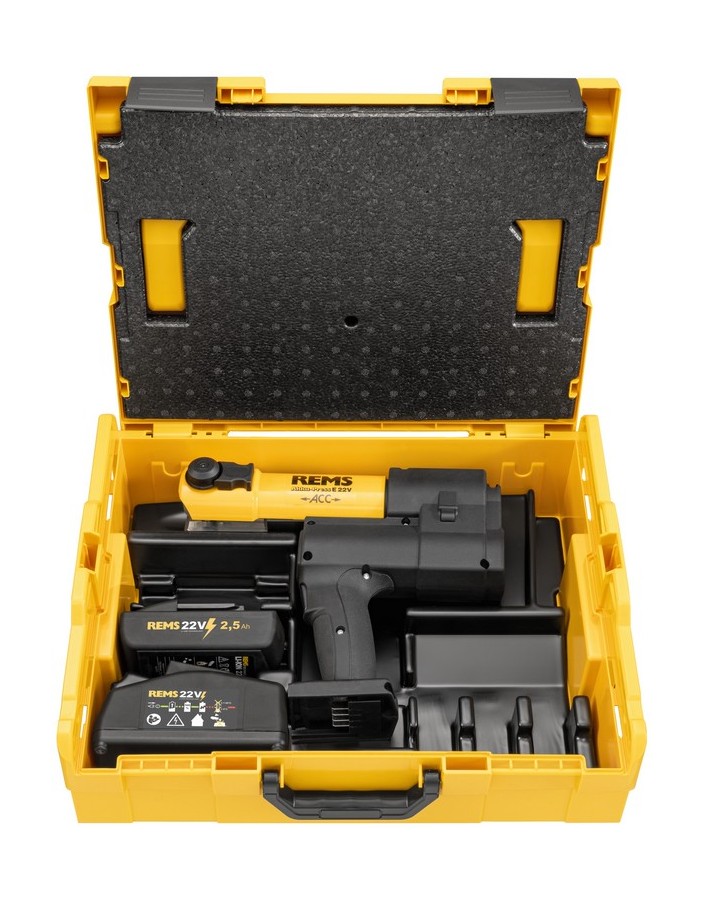 Rems Akku-Press E 22V ACC Basic-Pack L-Boxx...