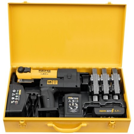 Rems Akku-Press 22V ACC Set M Cordless stapler 15+22+28 + 2.5 Ah battery