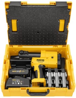 Rems Akku-Press 22V Connected Set M Agrafeuse sans fil...