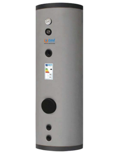 Tml TW1V00300R Hervidor lt. Vidrio porcelánico 300 con intercambiador de calor de serpentín fijo aislamiento rígido