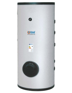 Tml ATX01000R Accumulo acqua calda lt. 1000 in acciaio inox AISI 316L coibentazione rigida