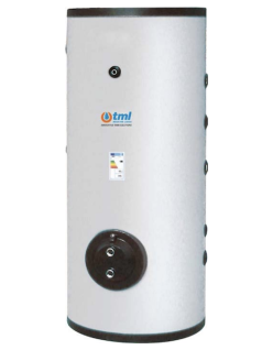 Tml BV1X01500F Hervidor lt. 1500 en acero inoxidable AISI 316L con intercambiador de calor extraíble con aislamiento flexible