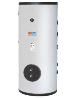 Tml BV1VI00200R Hervidor lt. 200 vidrio de porcelana con intercambiador de calor extraíble aislamiento rígido