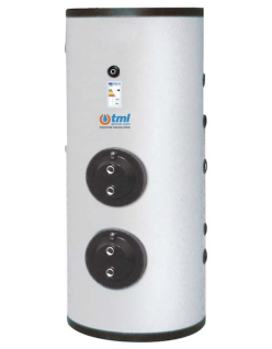 Tml BV2KA04000F Bollitore lt. 4000 Keramtech con due scambiatori di calore estraibili coibentazione flex