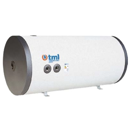 Tml BMX00150R Bouilloire murale lt. 150 en acier inoxydable AISI 316L avec échangeur de chaleur à serpentin fixe avec isolation rigide