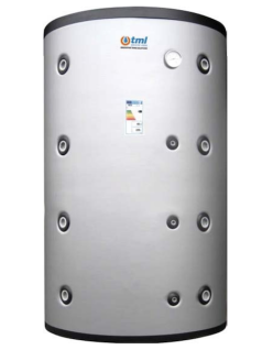 Tml PUK02500F Pufferspeicher Low Size Thermoaccumulation Tank lt. 2500 Carbon Steel Insulation Flex