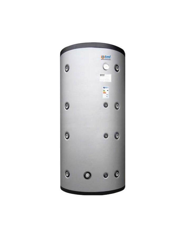 Tml PCSS00800R Combined Heat Storage Kombiglass lt. 800 porcelain glass with two fixed coils rigid insulation