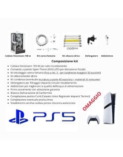 Kit sostituzione caldaia murale VIESSMANN 25kw per solo...
