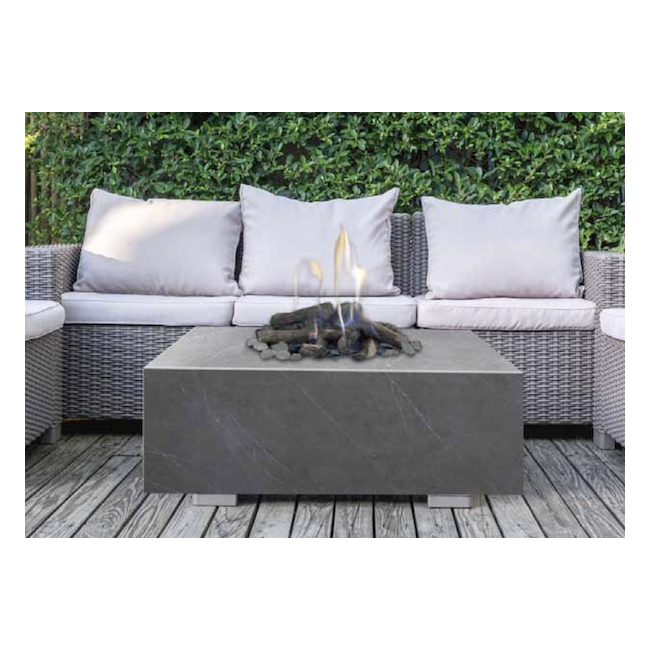 Italkero QUADRO 40 Brasero de gas natural Inox empotrable para exterior 17,5 kw