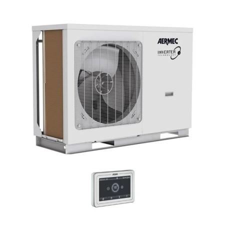 Pompe à chaleur air/eau réversible à inverter monophasé Aermec HMI081