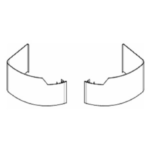 Argo FE02 Pieds pour cache-tube au sol blanc