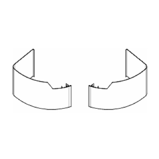 Argo FE02 Feet for floor pipe cover white color