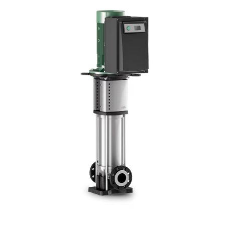Wilo HELIX VE5205-1/16/E/KS/3 Normalsaugende vertikale mehrstufige Pumpe aus Stahl AISI304, mit belüftetem Hocheffizienzmotor und integriertem Frequenzumrichter. Alim. 3~400 V/50Hz. Max. Betriebsdruck 16 bar