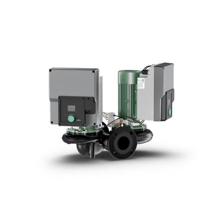 Wilo YONOS GIGA2.0-D 65/1-5/0.55 High-efficiency IE5 in-line twin-motor ventilated pump, electronically regulated, complete with differential pressure transducer. Power supply 3~400 V/50 Hz. Flanged ports DN 65 PN 16
