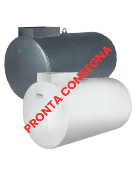 TML depósito pintado para almacenamiento de gasóleo 10.000 L en acero espesor 40/10 para enterramiento en oferta