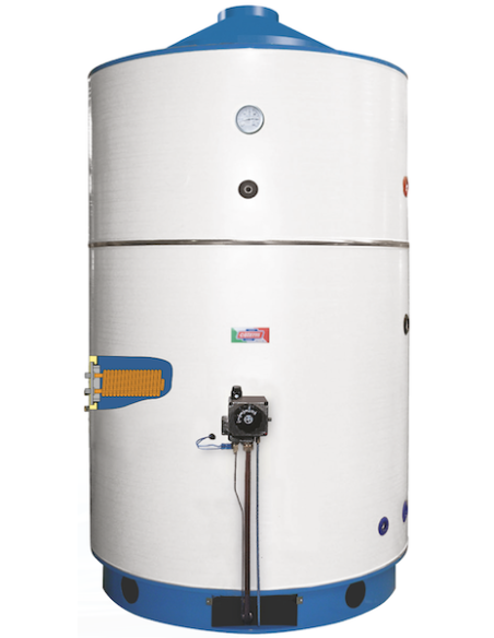 Coterm BTG300 OVO open combustion chamber pilot flame gas water heater 300lt. mixed thermo floor standing 20.5kw