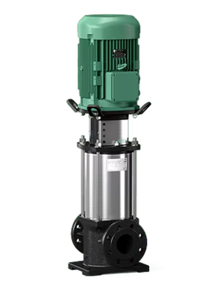 Wilo Helix FIRST V 207-5/16/E/S/400-50 Nicht selbstansaugende vertikale mehrstufige Pumpe mit Pumpengehäuse aus Gusseisen. Alim. 3~400 V/50Hz. Saug-/Druckseite G1" - Max. Betriebsdruck 16 bar