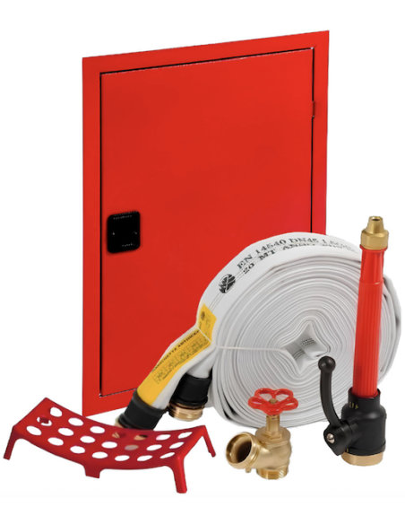 Ziggiotto Cassetta Antincendio Cuba DN 45 25 m Nero RAL 9005