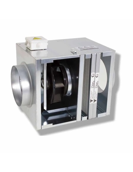 Aspirnova FIL_BOX 450 AC Ventilatore a cassa con girante a pale inverse portata fino a 4000 mc/h trifase
