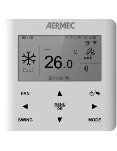 Panel con cable Aermec WRC50W con wifi y bt