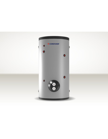 Cordivari EXTRA 1 VAPORE WXC 1000 Bollitore Polywarm con 1 scambiatore estraibile in acciaio inox 316L a vapore o acqua surriscaldata coibentazione flessibile smontabile 1000lt