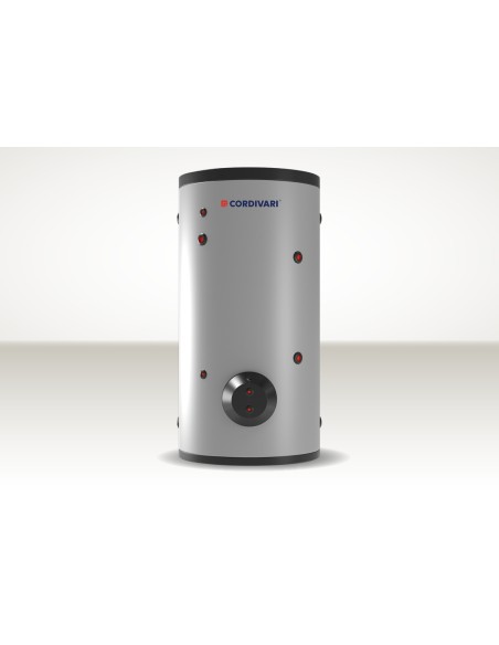 Cordivari EXTRA 1 INOX XXC 2000 Bouilloire en acier inoxydable 316L avec 1 échangeur de chaleur amovible en acier inoxydable 316L Isolation flexible amovible 2000lt