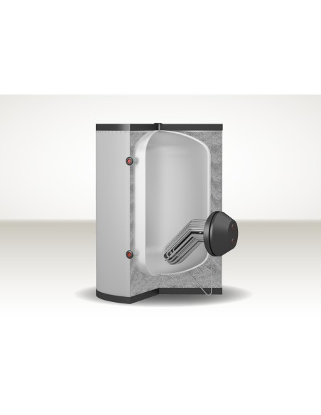 Cordivari EXTRA 1 COMPACT 1500 Polywarm Wasserkocher mit 1 abnehmbaren Wärmetauscher aus 316L Edelstahl abnehmbare flexible Isolierung 1500lt Reduzierte Höhe