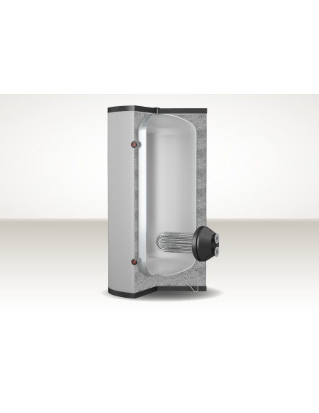 Cordivari EXTRA 1 VAPORE WXC 1500 Bollitore Polywarm con 1 scambiatore estraibile in acciaio inox 316L a vapore o acqua surriscaldata coibentazione flessibile smontabile 1500lt