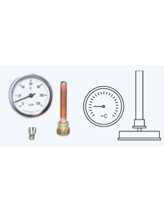 Tml TMC Thermomètre pour eau chaude avec doigt de gant...