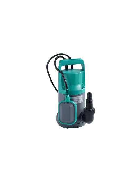 Wilo Initial DRAIN 10-7 Tragbare automatische Tauchpumpe mit Schwimmerschalter. Medientemperatur: von +5 bis +35°C. Eintauchtiefe: 5 m. Durchgang für Feststoffe: 5 mm. Mindestabsaugniveau: 20 mm. Frequenz: 50 Hz, Spannung: 230 V