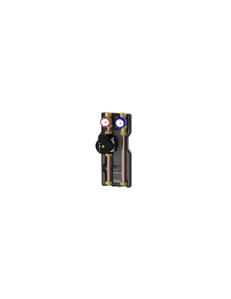 De Pala Direct distribution unit - DN20 for high temperature, 90 mm center distance - kv 5.0