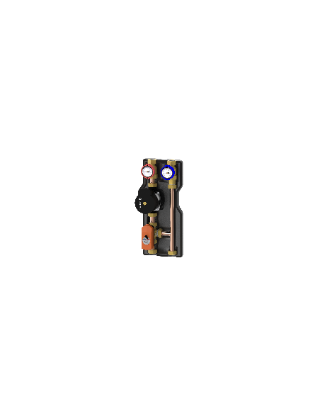 De Pala Gruppo di regolazione motorizzato 3 punti DN20 per bassa/media temperatura - p.fisso o var. interasse 90 mm - kv 3,4