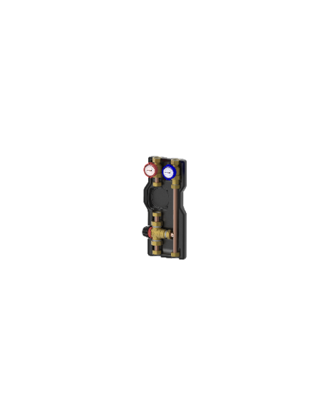 De Pala Thermostatische Regeleinheit 20÷55°C - DN20 für Heizungsanlage (ohne Umwälzpumpe), Niedrig-/Mitteltemperatur - thermostatisch, Achsabstand 90 mm - kv 2,3